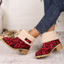 Red Leopard Print