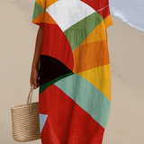 Nora - Colourful Patchwork Dress
