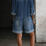 Nora casual jumpsuit shorts, relaxed summer fit