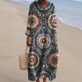Jean - Boho Dress with Ethnic Print