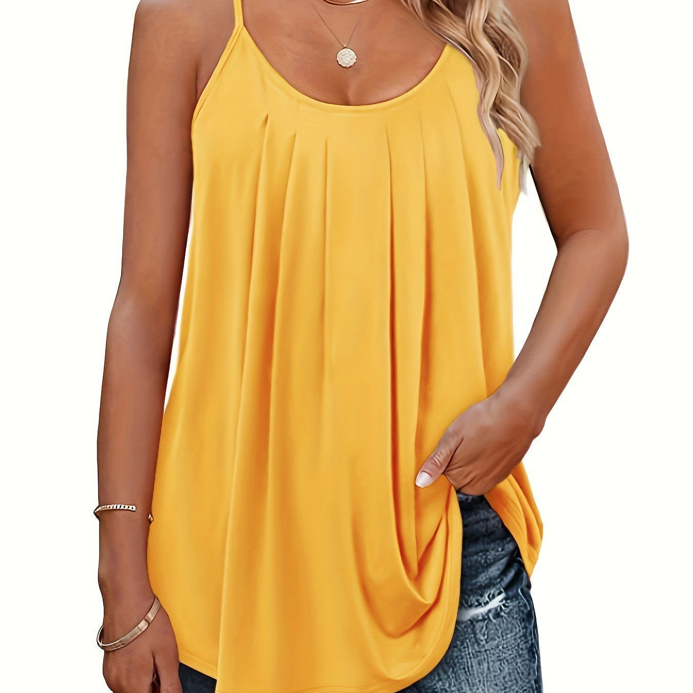 MILA - Women Lightweight Spaghetti Strap Fit Summer Top