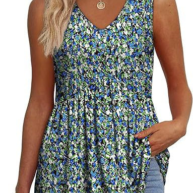 ELIORA - Effortless Flowy Sleeveless Tank Top