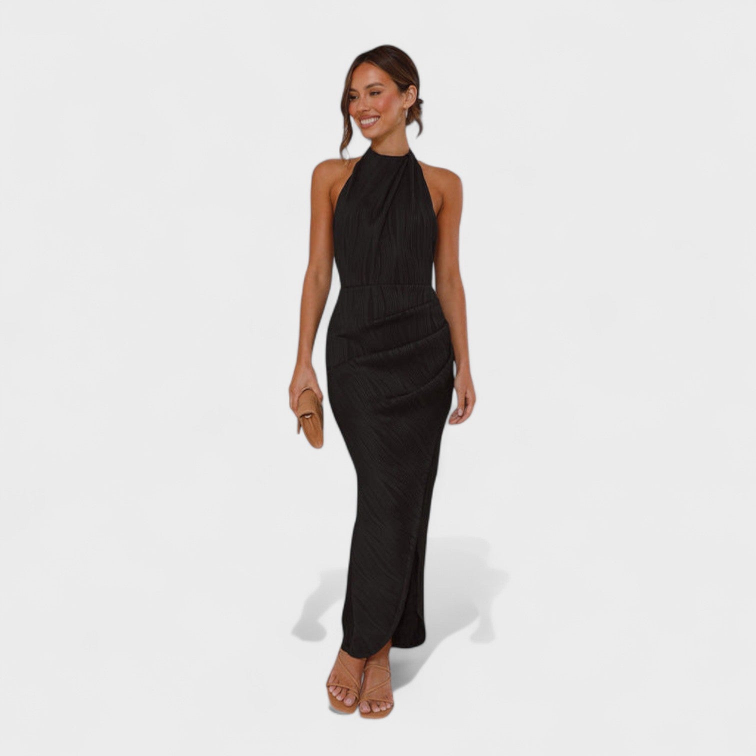 Camila - Long Dress with Pleats