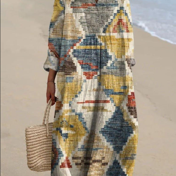 Nell - Bohemian Inspired Dress with Ethnic Prints