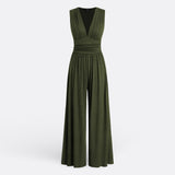 Eleanor - Chic Sleeveless Jumpsuit with Wide Legs