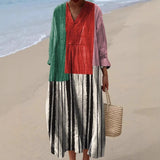 Olivia - Striped Fabric Dress