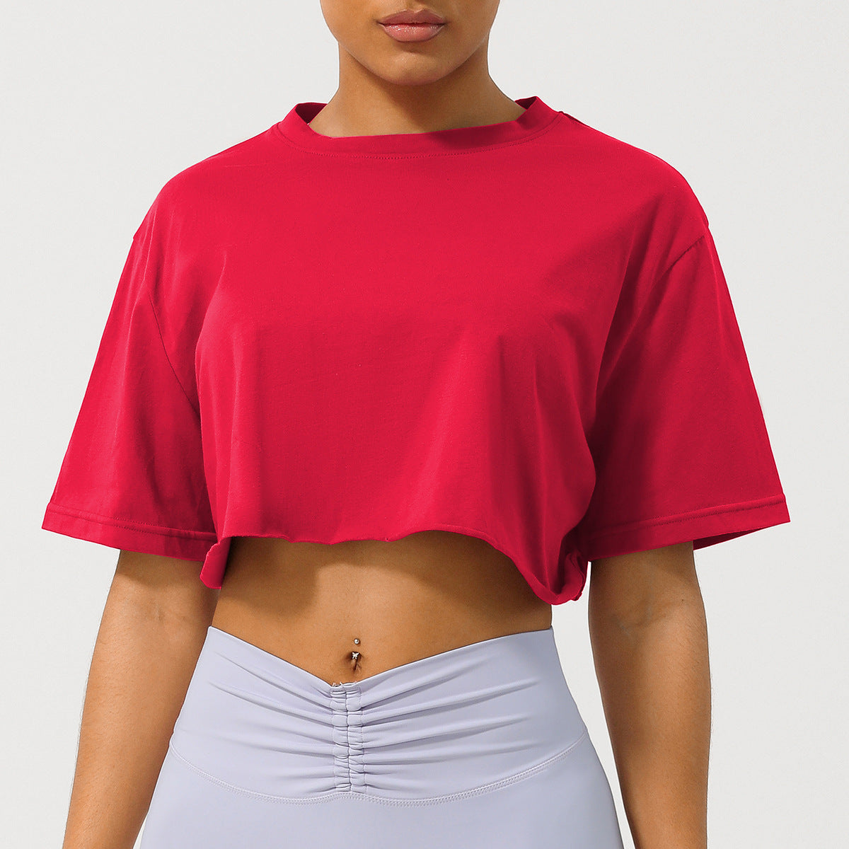 CASSIA - Women Relaxed Fit Crop Tee