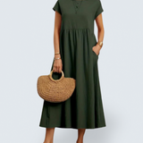 Celine - Midi Dress with Pockets