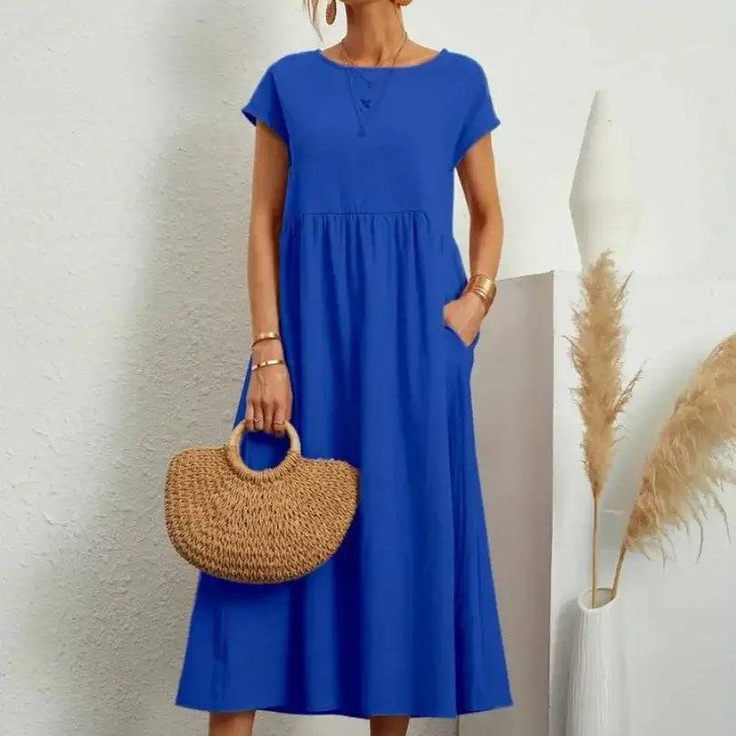 Celine - Midi Dress with Pockets