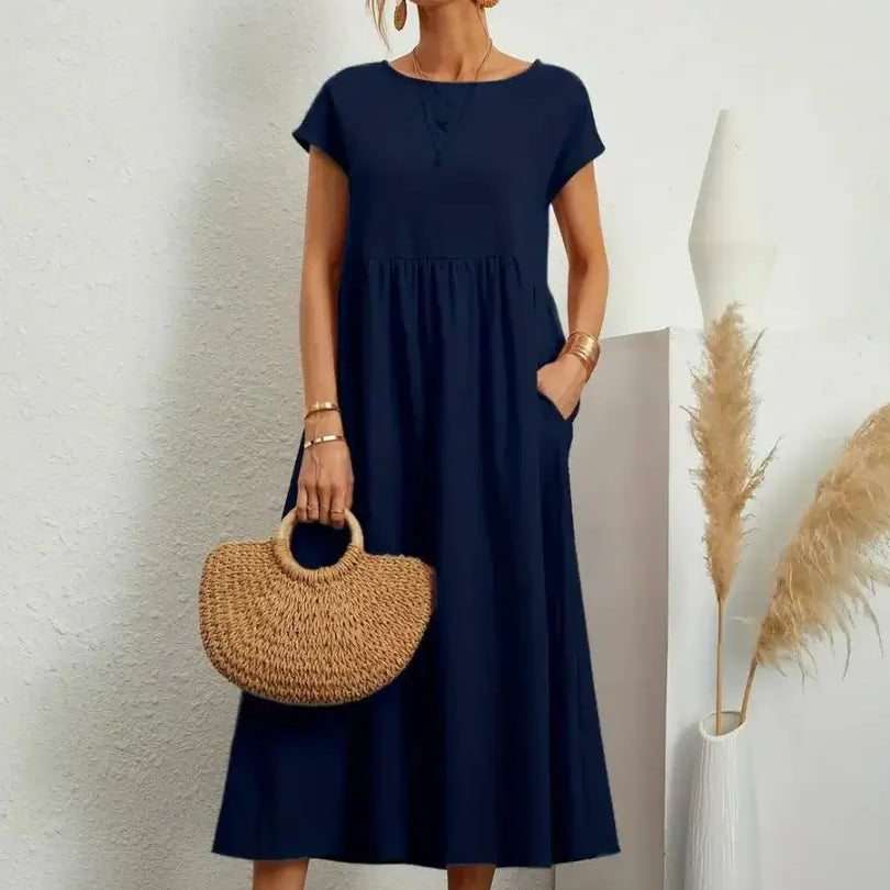 Celine - Midi Dress with Pockets