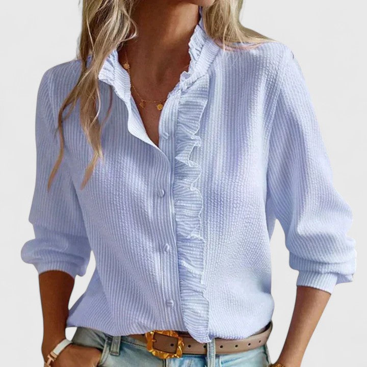 Yasmine - Sophisticated Long Sleeve Blouse