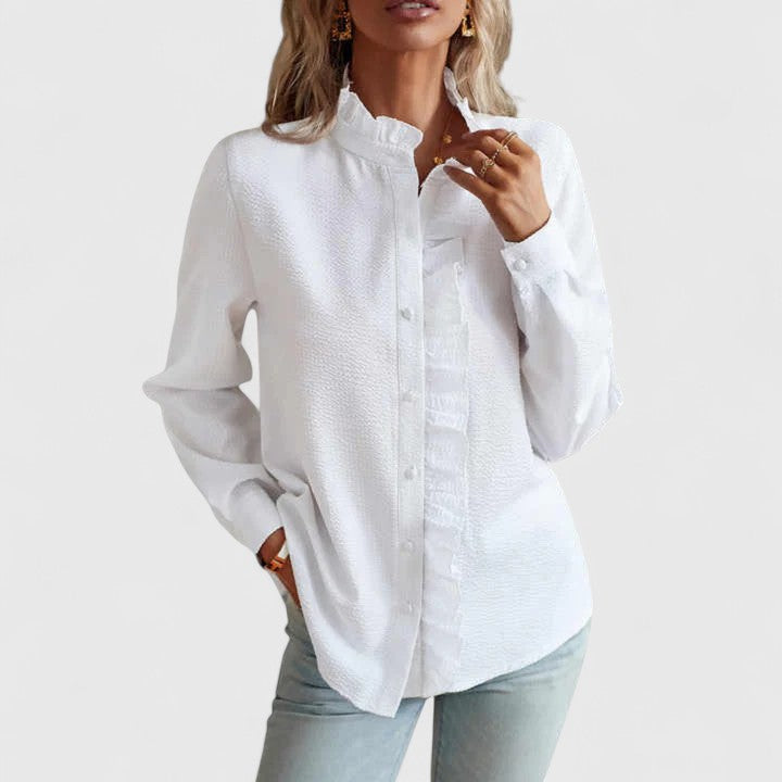 Yasmine - Sophisticated Long Sleeve Blouse