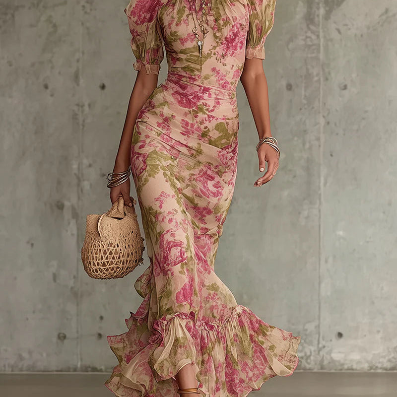 Rose - Vintage Maxi Dress