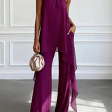 Josie - Sleeveless Top and Pants Set