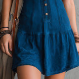 Margot - Sleeveless Mini Dress with V-Neck