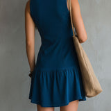 Margot - Sleeveless Mini Dress with V-Neck