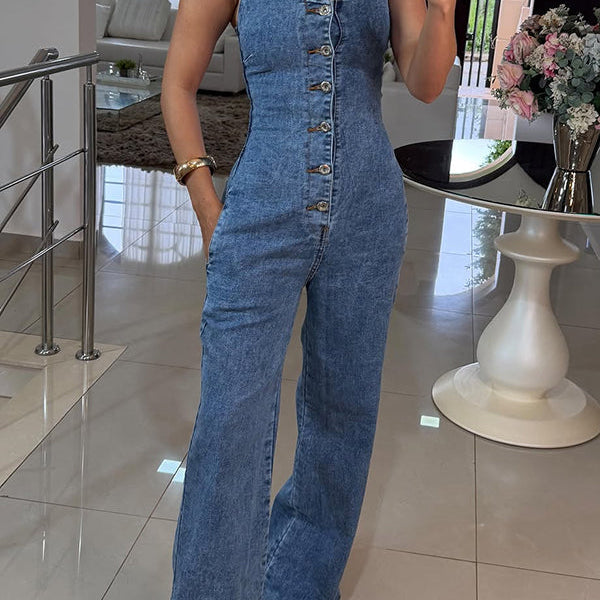 Heidi - Denim Jumpsuit