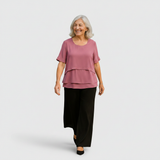 Honorine - Layered Drape Blouse