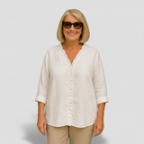 Delphine - Soft Ruffle Blouse