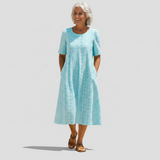 Blanche - Navy Midi Dress