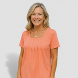 Béatrice - Pleated Comfort Top