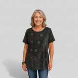 Geneviève - Boho Drape Top