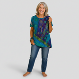 Geneviève - Boho Drape Top