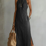 Julia retro lace denim dress