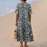 Bethany - Floral Embroidery Dress