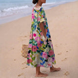 Dorothy - Watercolour Floral Dress
