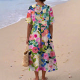 Dorothy - Watercolour Floral Dress