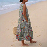 Callie - Floral Embroidered Field Dress