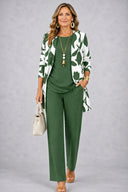 Green & White