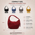 Leanne beige nylon shoulder bag, view 4