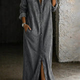 Delana button-down dress, tailored fit for everyday wear