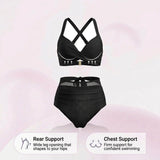 CHARLOTTE - 2-IN-1 HIGH-WAISTED TUMMY CONTROL BIKINI