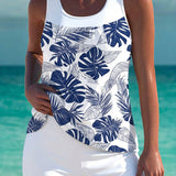 Trudy - Elegant tankini with tummy control effect and matching shorts