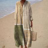 Aubrey - Flattering Printed Summer Dress
