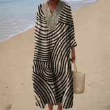 Agnes - Flattering Printed Summer Dress