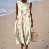 Celia - Dress with Floating Petals
