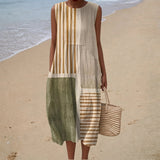 Adeline - Flattering Printed Summer Dress