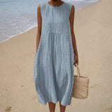 Charlotte - Comfortable Sleeveless Summer Dress