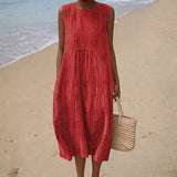 Cora - Comfortable Sleeveless Summer Dress