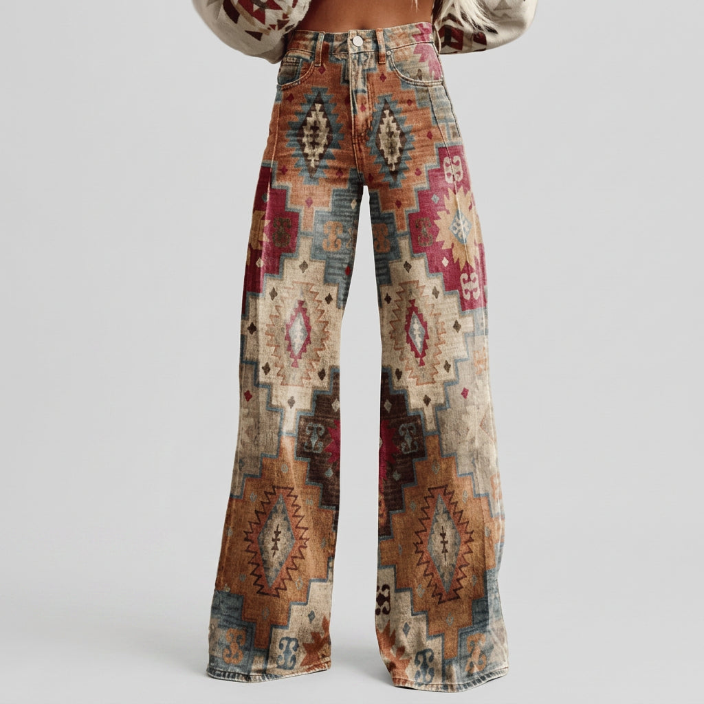 Tessa - High-Waisted Wide-Leg Jeans