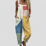 Gill - Overalls with Striped Colour Blocks