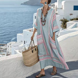 Elegant Mary - Long Beach Dress for a Stylish Summer Look