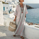 Elegant Mary - Long Beach Dress for a Stylish Summer Look