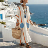 Elegant Mary - Long Beach Dress for a Stylish Summer Look