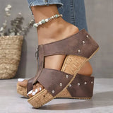 Gabrielle - Stylish Wedge Sandals