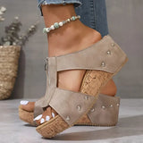 Gabrielle - Stylish Wedge Sandals